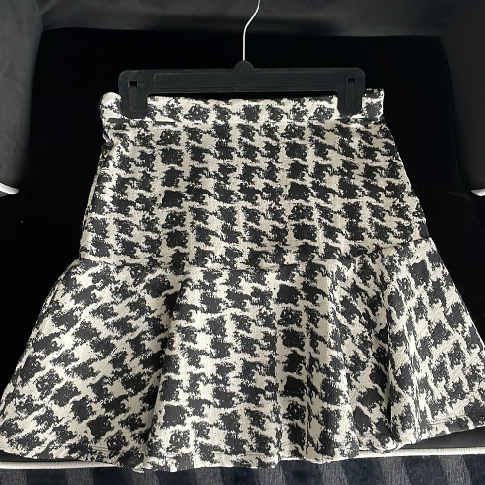 Parker houndstooth skirt